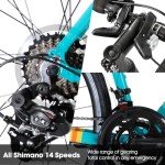 HILAND 700c 14-Speed Aluminum Road Bike