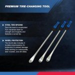NEIKO 14.5” Steel Tire Tool Set for Cyclists