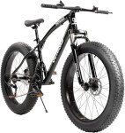 Outroad 26” Fat Tire Mountain Bike, 21 Speed