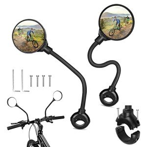 Adjustable HD Handlebar Bike Rear View Mirrors