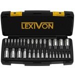 LEXIVON 32-Piece HEX Bit Socket Set