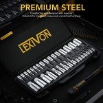 LEXIVON 32-Piece HEX Bit Socket Set