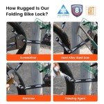 Sportneer High-Security Folding Bike Lock 95cm