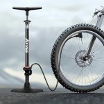 High Pressure Bike Pump with PSI Gauge