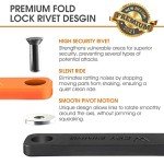 ANGGOER Compact Folding Bike Lock with 3 Keys