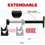 Durable Wall Mount Bike Rack with Adjustable Hooks