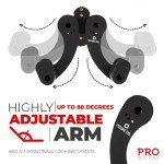 Durable Wall Mount Bike Rack with Adjustable Hooks