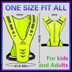 Reflective Safety Vest for Night Cycling & Walking