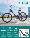Gotrax 26" Electric Bike with Pedal Assist 30 Miles