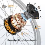 Jasion EB5 Electric Commuter Mountain Bike 500W