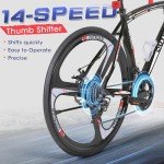 Outroad 14-Speed Road Bike with Aluminum Frame