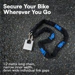 H&S High-Security Bike Chain Lock with Key