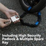 H&S High-Security Bike Chain Lock with Key