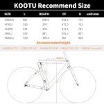 KOOTU Lightweight Carbon Road Bike with Disc Brakes