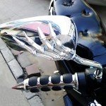 Adjustable Bike Mirror with Skull Claw Design