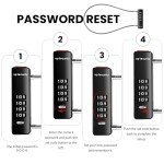 4-Digit Security Combo Cable Bike Lock, 60cm