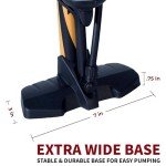 BV High Pressure Steel Bike Pump with Gauge