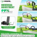 Extra Large 360° Adjustable Bicycle Side Mirror