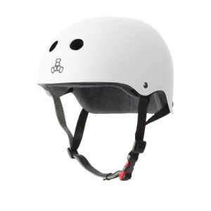 Triple Eight Certified Sweatsaver Cycling Helmet - White