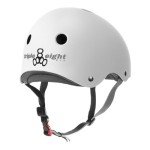 Triple Eight Certified Sweatsaver Cycling Helmet - White