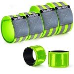 6 PCS High-Visibility Reflective Bands for Running