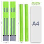 6 PCS High-Visibility Reflective Bands for Running