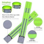 6 PCS High-Visibility Reflective Bands for Running