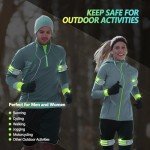 6 PCS High-Visibility Reflective Bands for Running