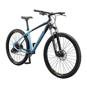 Mongoose Tyax Expert 29" Mountain Bike - Black/Blue