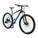 Mongoose Tyax Expert 29" Mountain Bike - Black/Blue