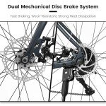 KIAPALNO Men's and Women's Hybrid Bike, 700C