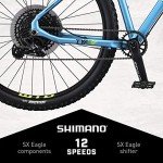 Mongoose Tyax Expert 29" Mountain Bike - Black/Blue