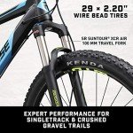 Mongoose Tyax Expert 29" Mountain Bike - Black/Blue