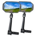 BriskMore High-Definition Bar End Bike Mirrors