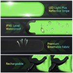 Rechargeable LED Armbands for Running and Cycling