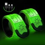 Rechargeable LED Armbands for Running and Cycling