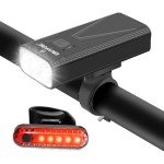 EBUYFIRE 3000 Lumens Rechargeable Bike Light Set