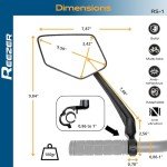 REEZER 360° Adjustable Bicycle Mirror for Handlebars