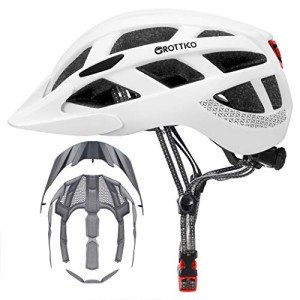 Bike Helmet with Light for Men and Women