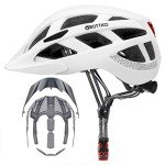 Bike Helmet with Light for Men and Women
