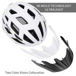Bike Helmet with Light for Men and Women