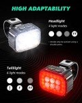 Victoper 6 LED Rechargeable Waterproof Bike Lights