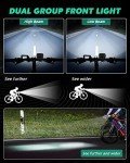Victoper 6 LED Rechargeable Waterproof Bike Lights