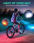 Victoper 6 LED Rechargeable Waterproof Bike Lights