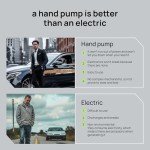 Advanced Floor Bike Pump with Dual Valves