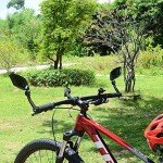 High-Definition Bar End Bike Mirrors - 1 Pair