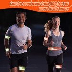 150 Pcs Reflective Bands for Cycling and Running
