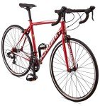 Schwinn Fastback Tourney AL Adult Performance Road Bike, Beginner to Intermediate Bicycle Riders, 700c Wheels, 14-Speed Drivetrain, Extra-Large Aluminum Frame, Red