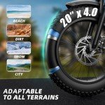 BIGNIU Electric Bike for Adults – 1200W Peak Motor, 32+ MPH Off-Road Ebike, 4.0" Fat Tires, Removable Fast-Charging Battery, 7-Speed E-Bike for Adults and Teens