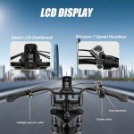 BIGNIU Electric Bike for Adults – 1200W Peak Motor, 32+ MPH Off-Road Ebike, 4.0" Fat Tires, Removable Fast-Charging Battery, 7-Speed E-Bike for Adults and Teens